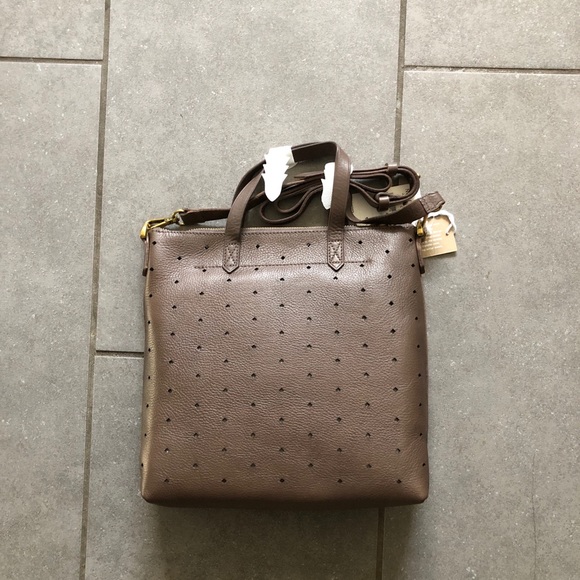 The Zip-Top Transport Crossbody - Black and Brown - Picture 2 of 4